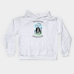 the mushroom revolution Kids Hoodie